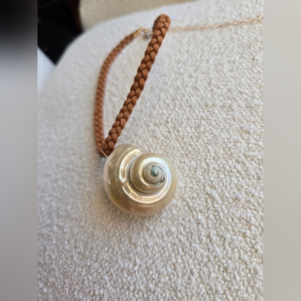 NWT! Free People × Serafina, Sara Choker, Neutral Tan, $38 - Picture 7 of 11